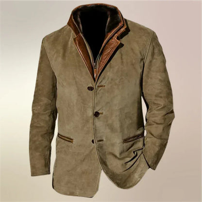 LEO - Chaqueta vintage de otoño para hombre