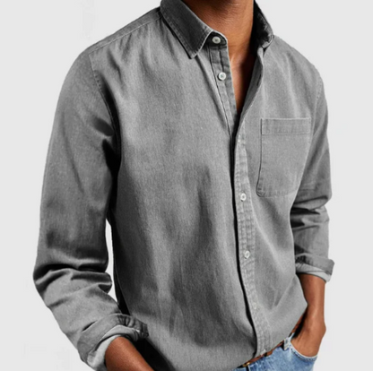 HERSCHEL - Camisa casual con botones para hombre