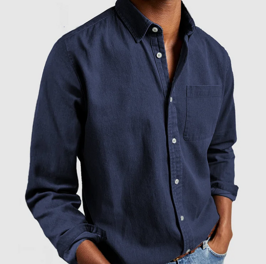 HERSCHEL - Camisa casual con botones para hombre