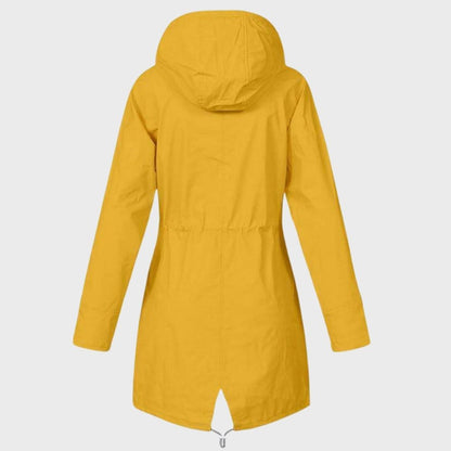 TECLA - Gabardina impermeable larga de invierno para mujer