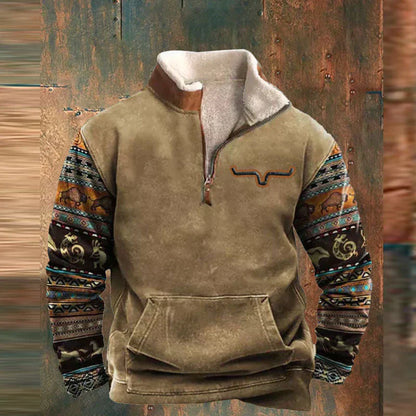 EMIL - Chaqueta gruesa con bolsillos delanteros para hombre