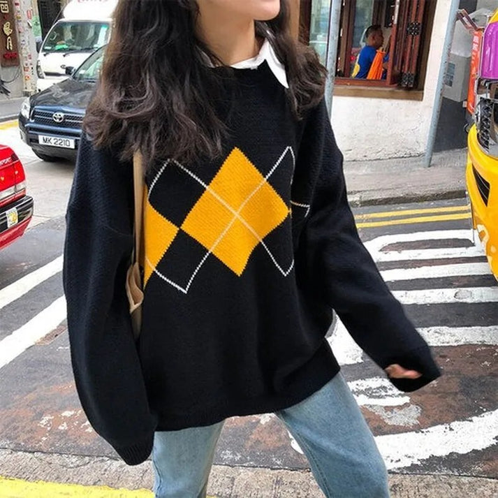 CELESTINA – Suéter de invierno oversized de lana para mujer