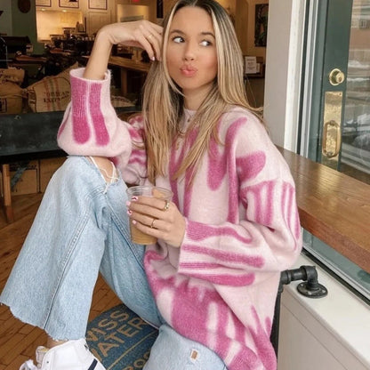 CELESTINA – Suéter de invierno oversized de lana para mujer