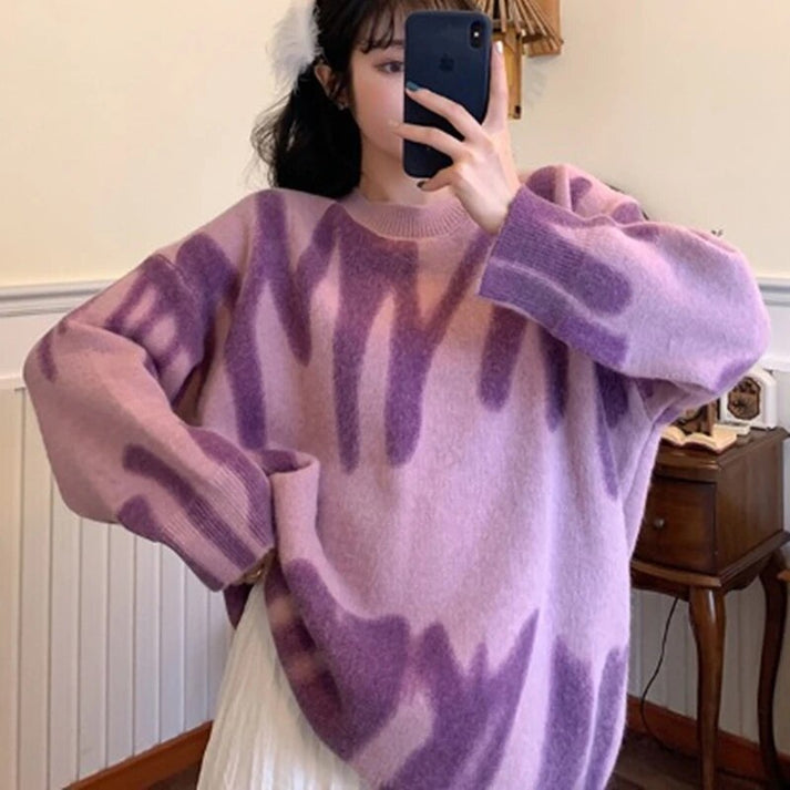 CELESTINA – Suéter de invierno oversized de lana para mujer