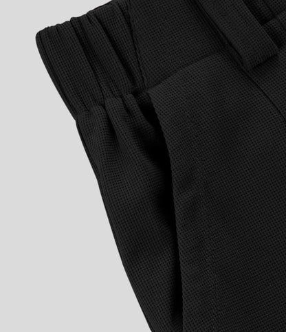 KORDYN - Pantalón elegante de talle alto con pernera ancha para mujer