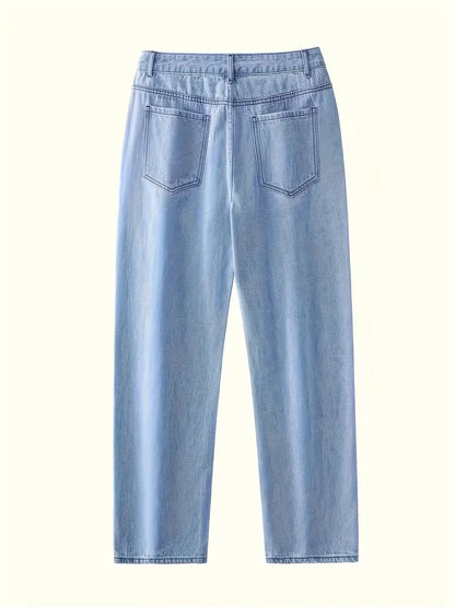 LIAM - Pantalón de mezclilla oversize estilo baggy para hombre