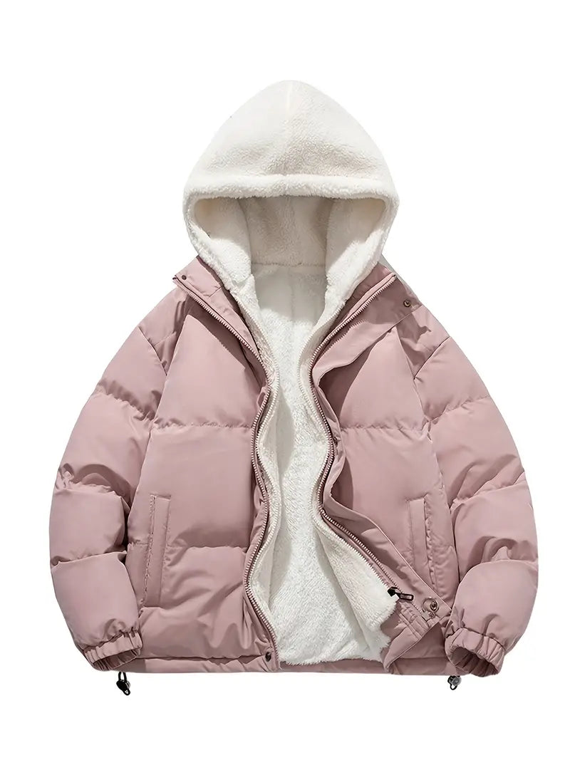 SOPHIA - Abrigo puffer de invierno con capucha para mujer