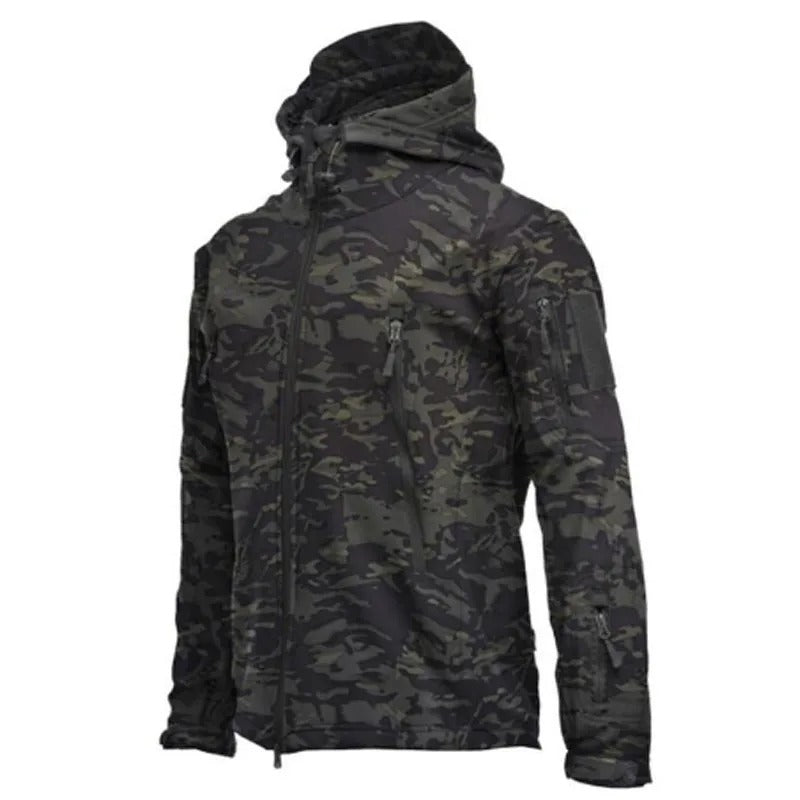 ROALD - Chaqueta de trabajo softshell con refuerzos en los brazos y capucha para hombre