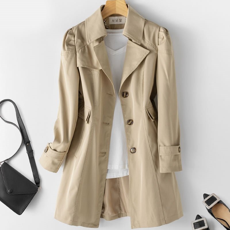 CAMILA - Trench coat clásico para mujer