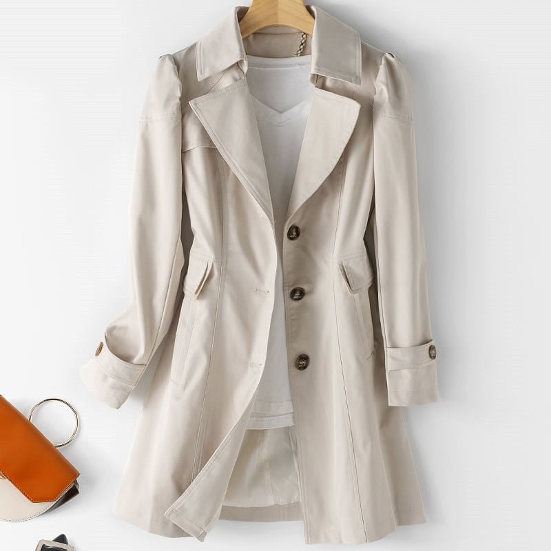 CAMILA - Trench coat clásico para mujer