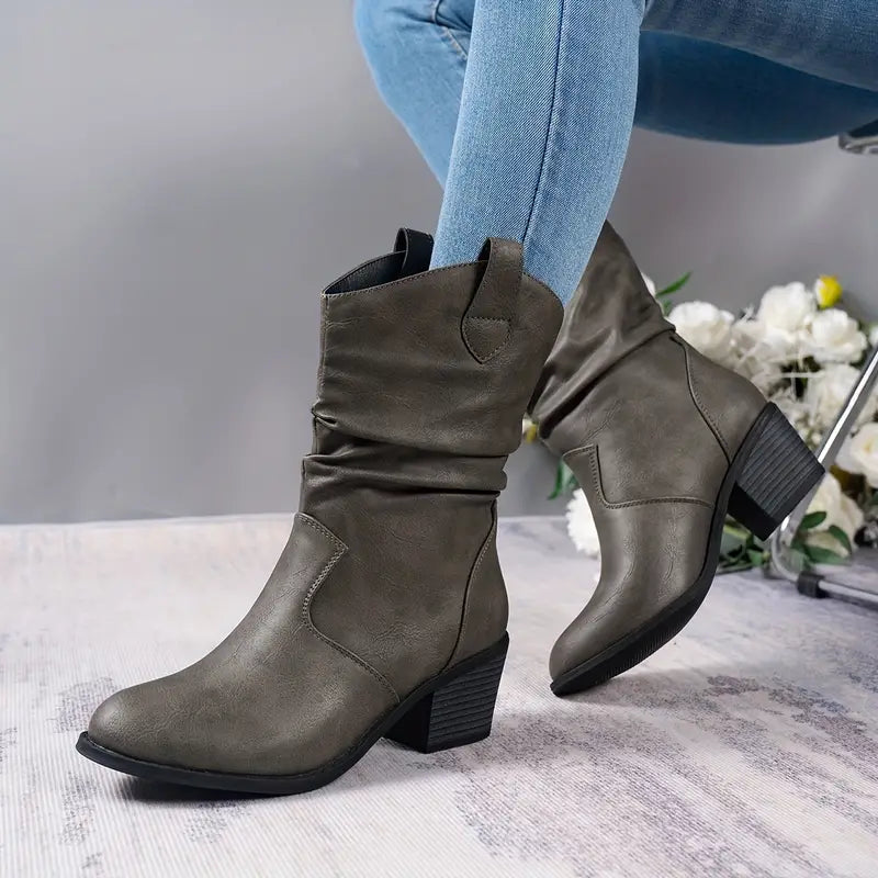 CELINE - Botas de cuero elegantes para mujer