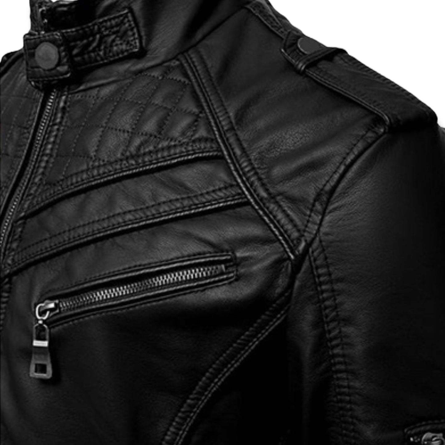 GAEL - Chaqueta casual para exteriores con cremallera para hombre