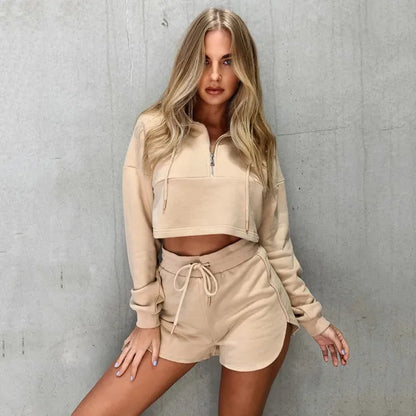 Conjunto jogger de verano con chaqueta oversize y pantalón cómodo – SOLÉA AirFit