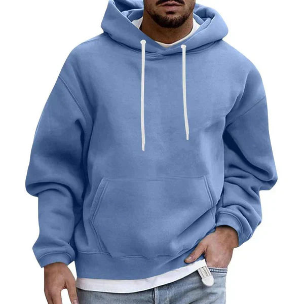 AZURE - Sudadera con capucha oversize y cordón para hombre