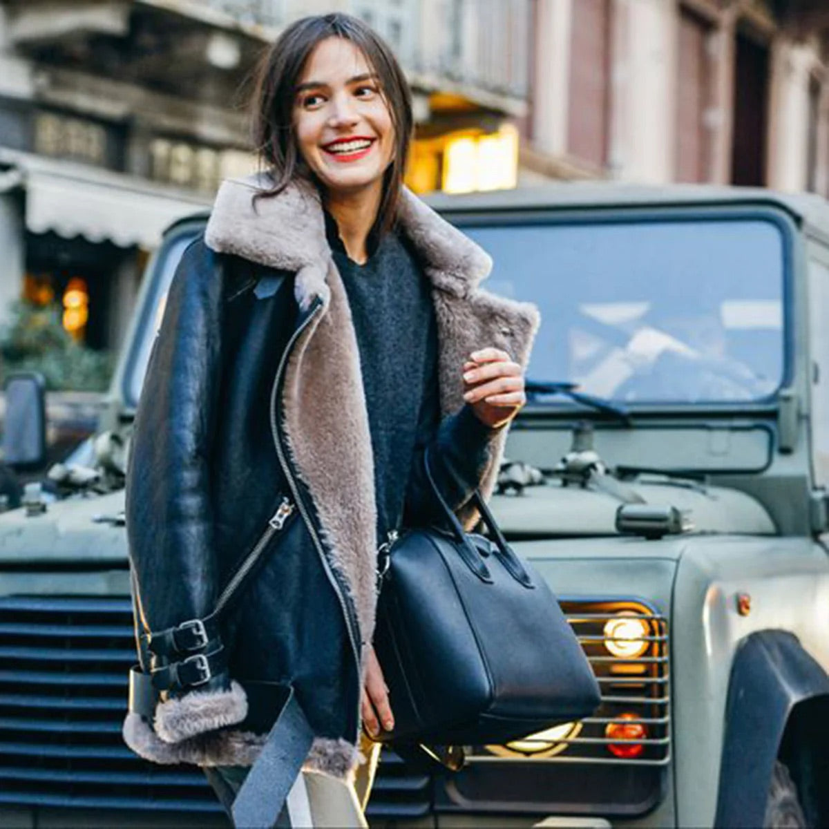 María - Chaqueta Gruesa de Invierno de Talla Grande Para Mujer