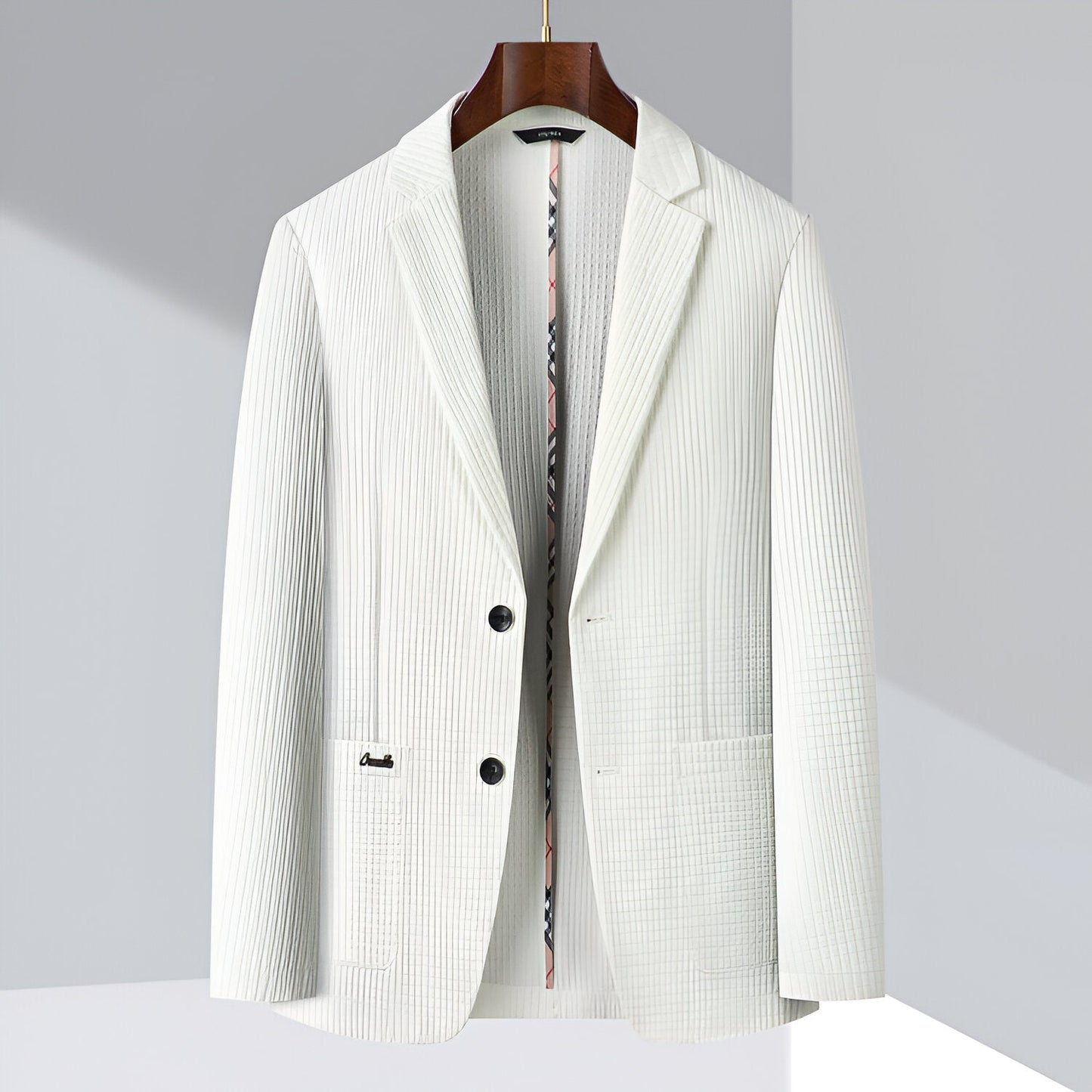 ÁLVARO - Blazer moderno con textura para hombre