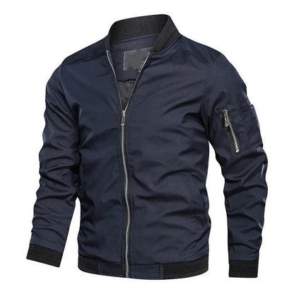 ROARKE - Cazadora bomber con cremallera para hombre