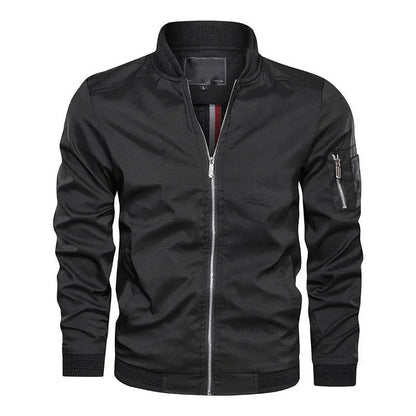 ROARKE - Cazadora bomber con cremallera para hombre