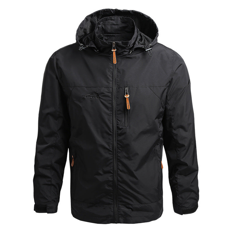 LUCAS - Chaqueta outdoor para hombre con capucha para todo tipo de clima