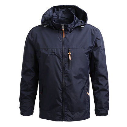 LUCAS - Chaqueta outdoor para hombre con capucha para todo tipo de clima