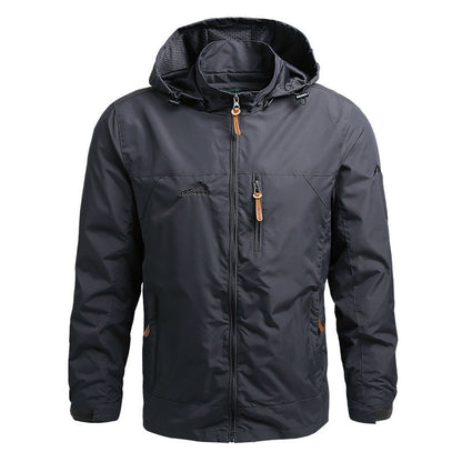 LUCAS - Chaqueta outdoor para hombre con capucha para todo tipo de clima